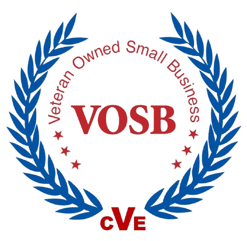 Connect with us - VOSB - Veteran Owned Small Business Logo